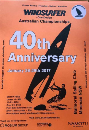 Copia di 40th Anniversary Windsurfer One Design Australian Championship